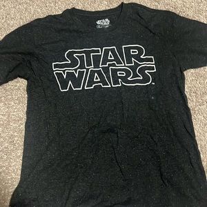 Small Black Star Wars T shirt
